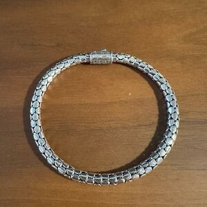 John Hardy Silver Woven Bracelet